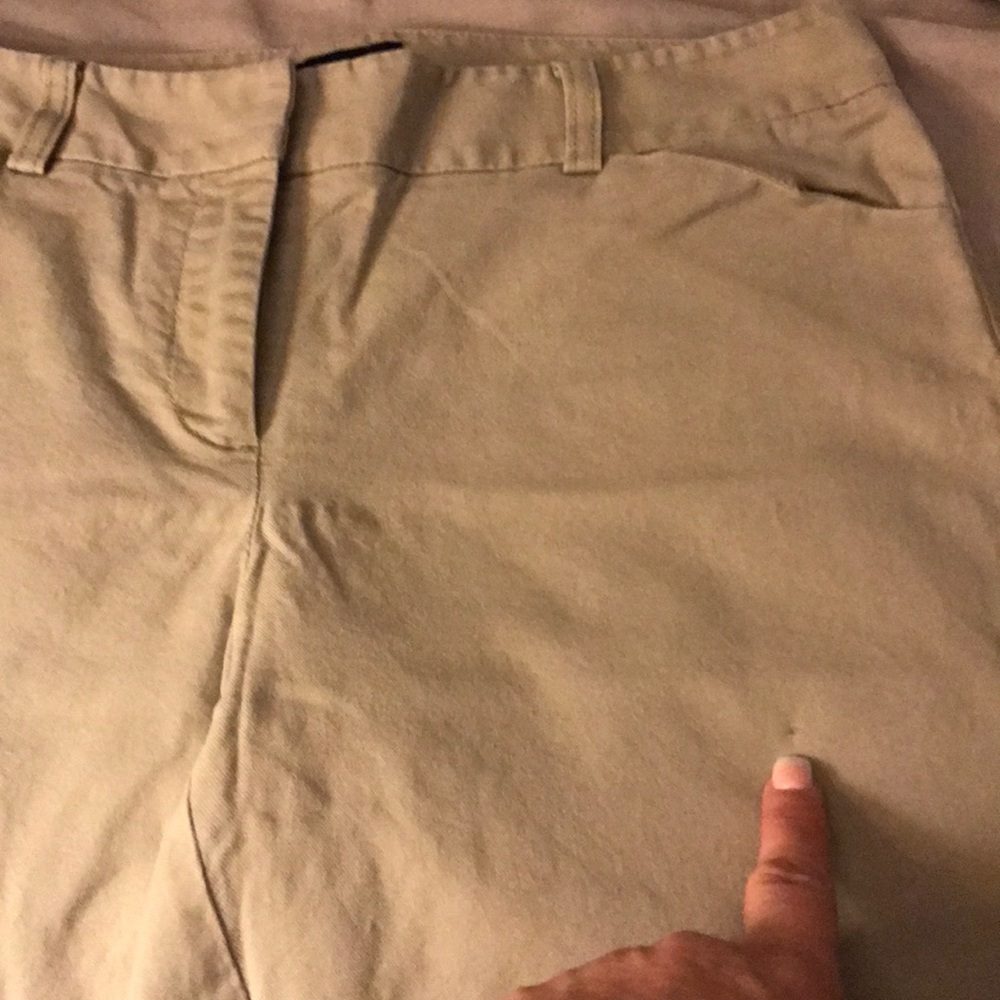 Ann Taylor Petites Khaki Pants - Picture 8 of 8